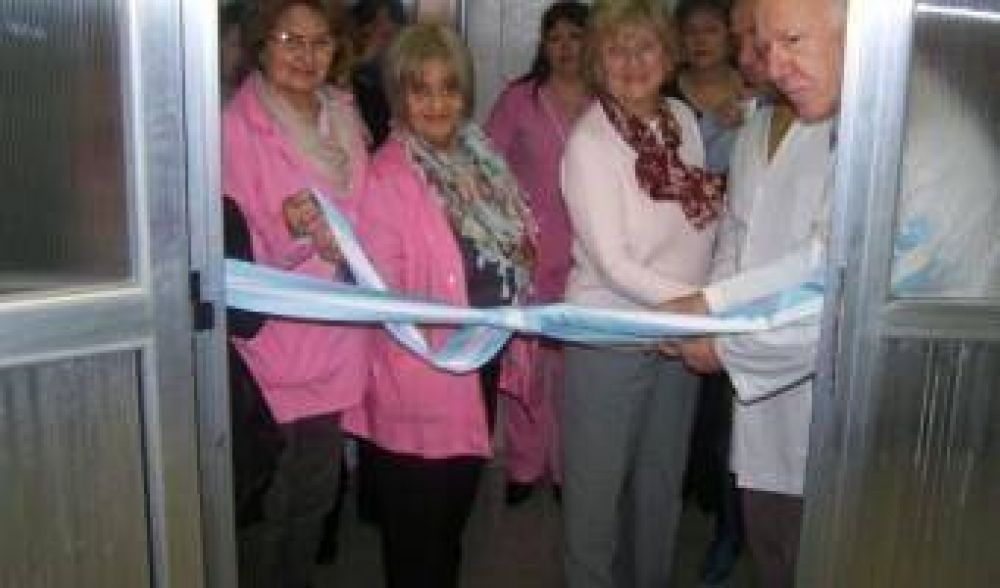 Se inaugur� una sala de atenci�n pedi�trica en el Hospital