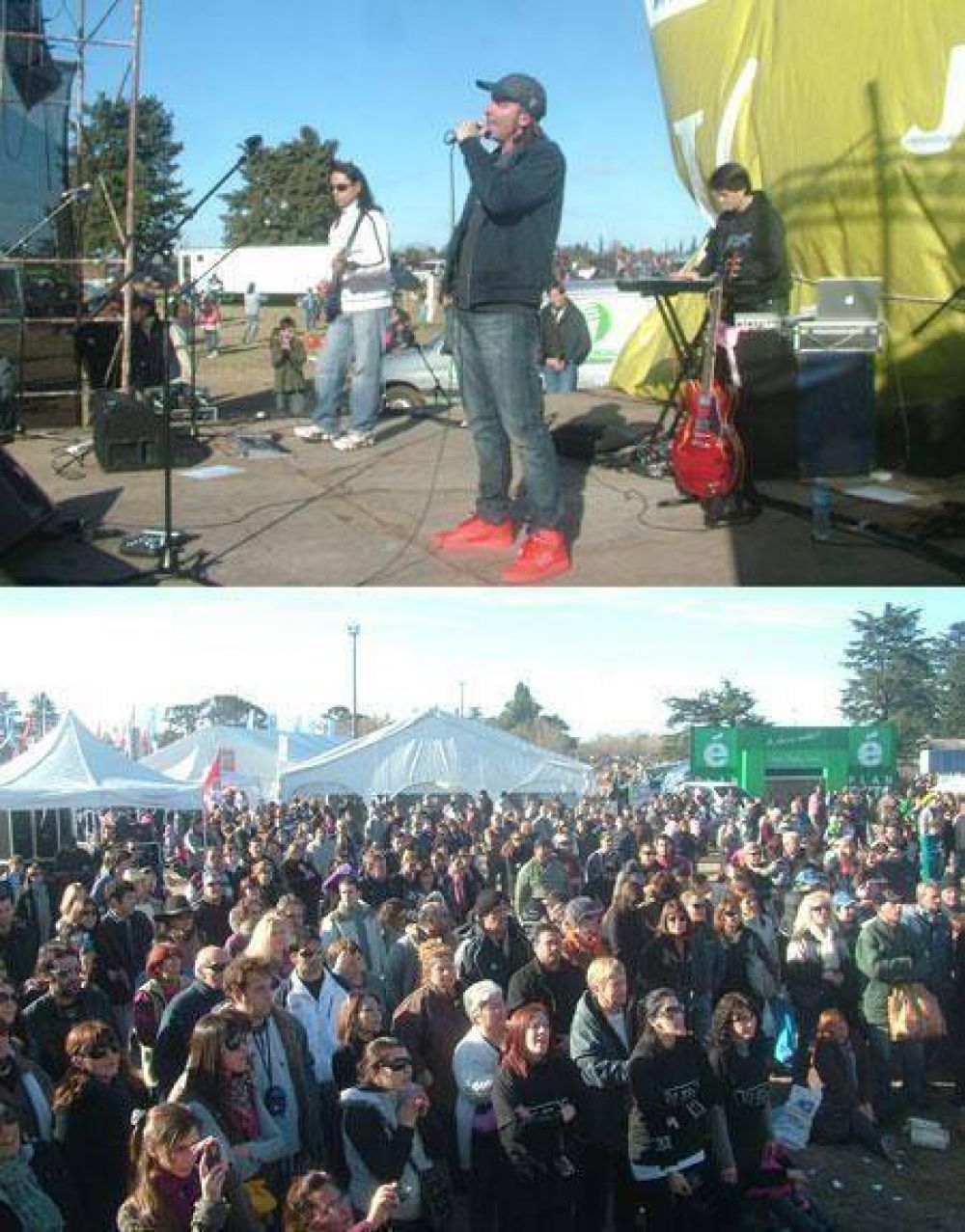El sol acompa�� la tercera jornada de la ExpoJun�n 2011 en el predio ferial 	