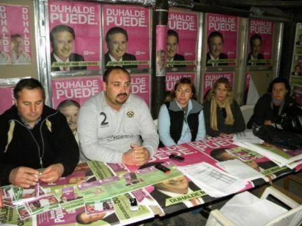 Sebasti�n Guilloni: "esa lista no nos identifica y menos el padrino pol�tico que tienen"