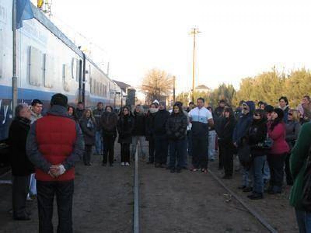 Se halla instalado en Rojas el  tren sanitario "Ram�n Carrillo"