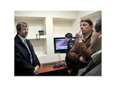 En Tabossi comenz� el monitoreo con c�maras de seguridad