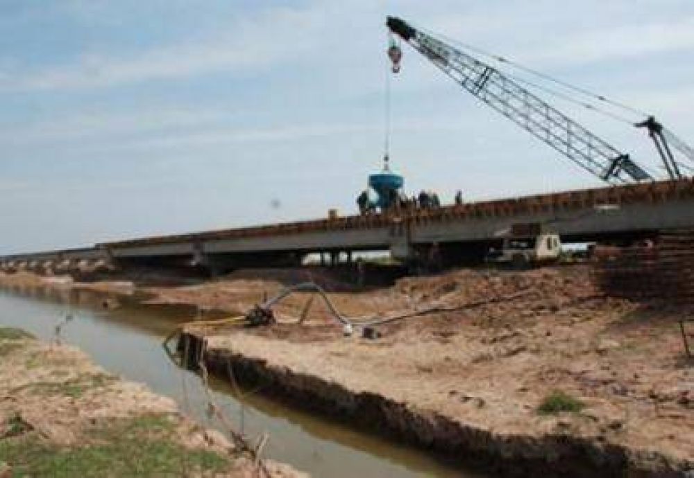 La obra de pavimento e hidrovial de la ruta 28 se encuentra en su etapa final