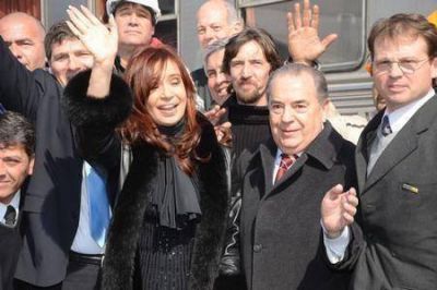 Cristina inaugur� el ramal ferroviario que unir� Lincoln con Realic�