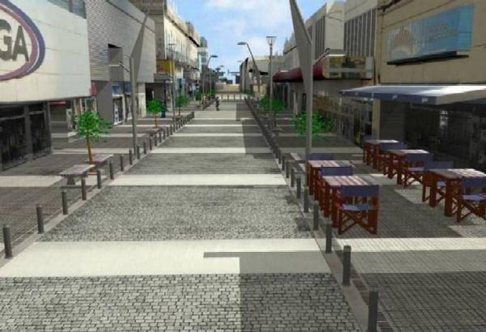 Este s�bado se cortar� el tr�nsito en San Mart�n y 9 de Julio por obras del Centro Comercial a Cielo Abierto