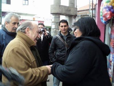 Amieiro recorri� el centro de Virreyes 