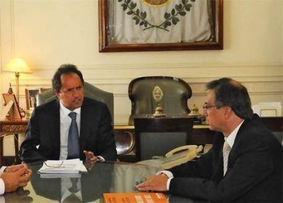 Dos visitas en un mes: Scioli regresa a Olavarr�a para un encuentro medio ambiental