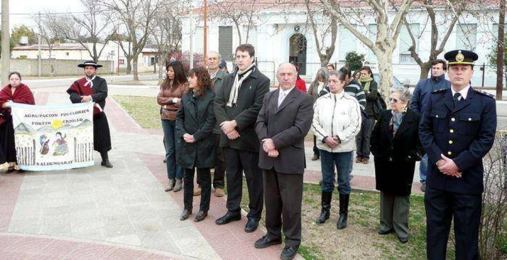 El Intendente encabez� los actos por el 111 aniversario de Saldungaray