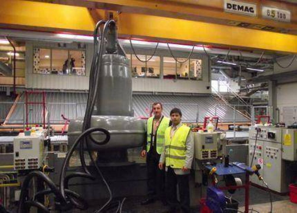Comenz� la obra de suministro el�ctrico en el Emisario Submarino