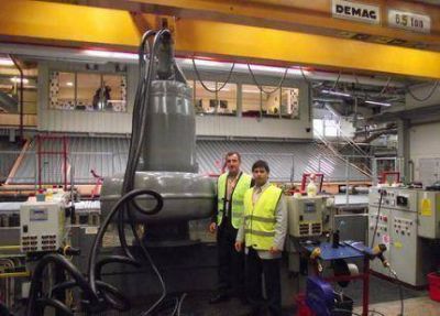 Comenz� la obra de suministro el�ctrico en el Emisario Submarino