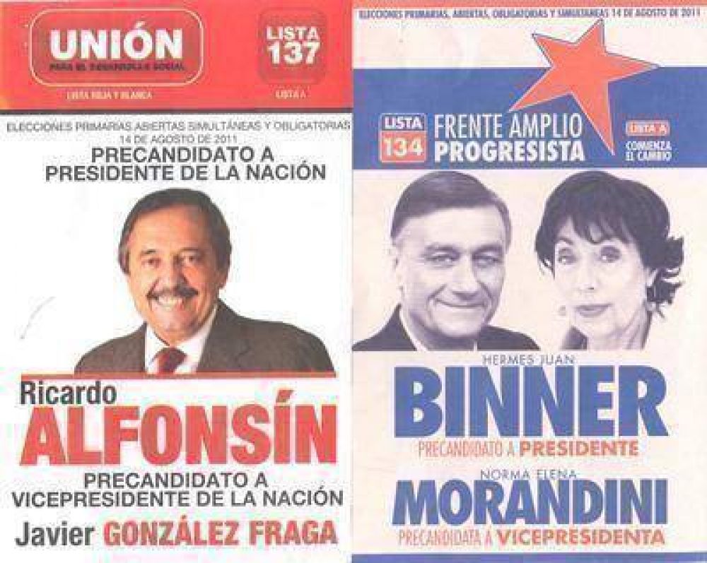 El FrePam va con tres boletas el 23/10