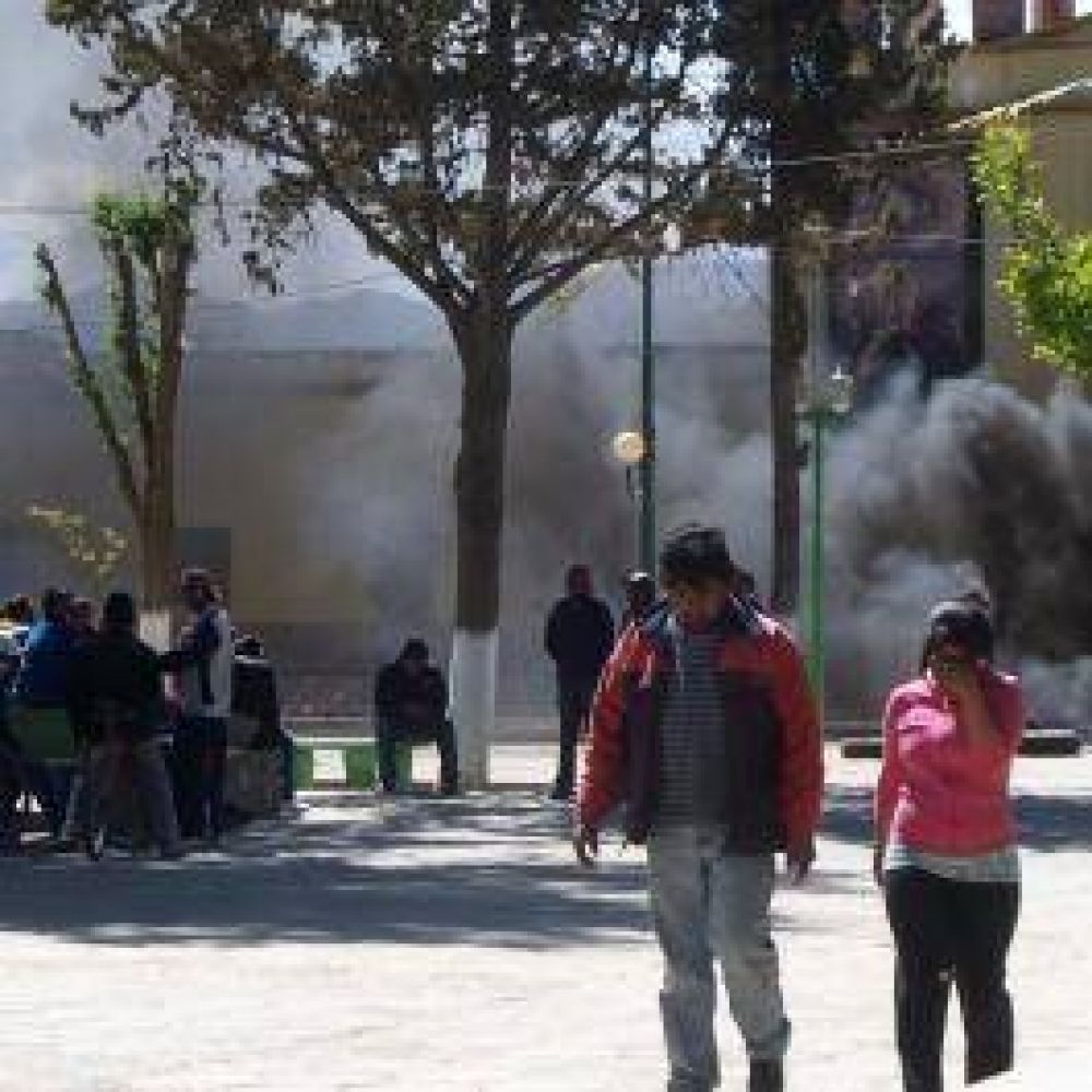Santa Mar�a: sectores opositores intentan tomar otra vez el municipio de San Jos�