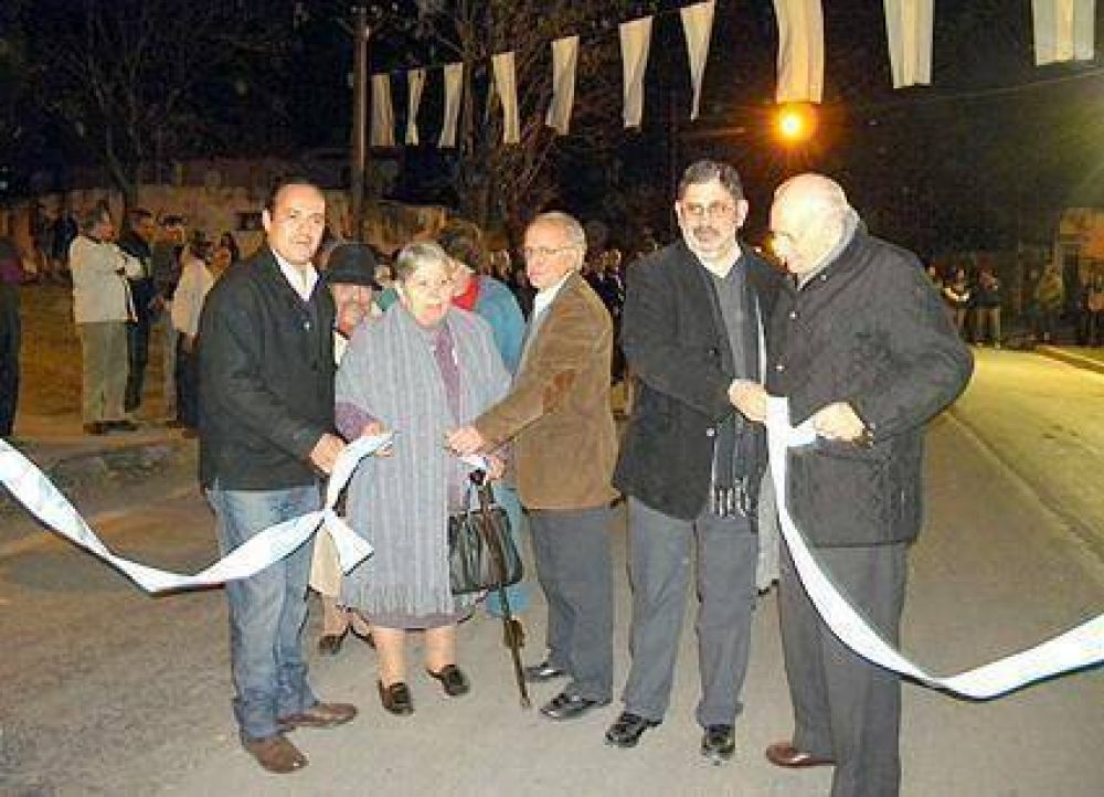 Inauguraron obras En el barrio Santa Rosa