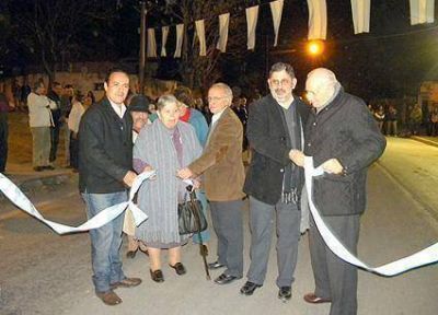 Inauguraron obras En el barrio Santa Rosa