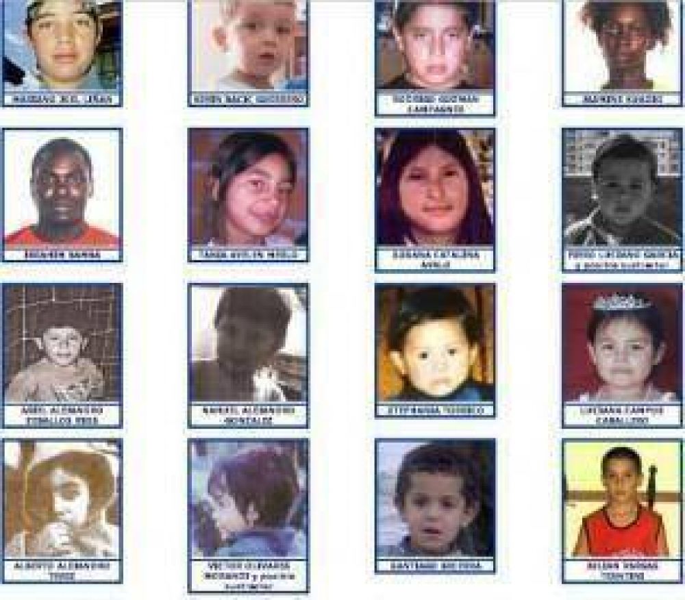 En La Matanza hay reportados nueve ni�os desaparecidos