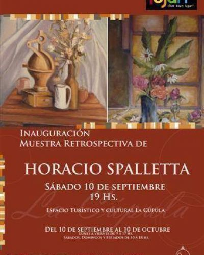 LUJ�N - INAUGURACI�N MUESTRA RETROSPECTIVA DE HORACIO SPALLETTA