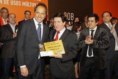 D�AZ P�REZ Y SCIOLI ACORDARON OBRAS DE INFRAESTRUCTURA PARA LAN�S