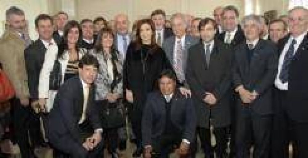 Cristina recibi� a la CAME en el D�a de la Industria
