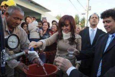 La Presidenta inaugurar� una red de agua potable en Virrey del Pino
