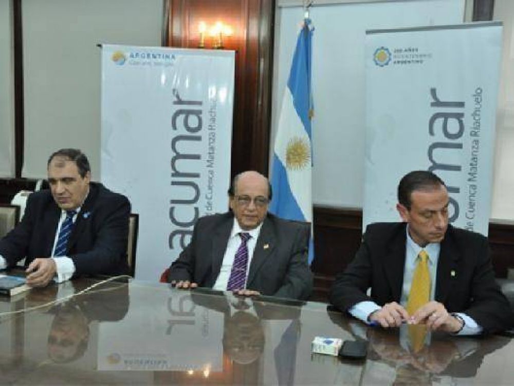 La ACUMAR firm� un convenio con municipios para mejorar y expandir plantas cloacales