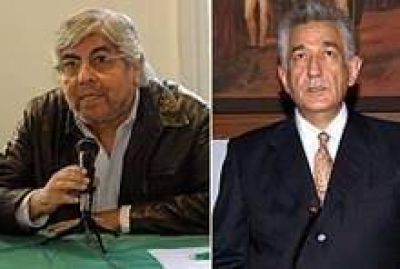 Moyano baj� a �ltimo momento su reuni�n con Rodr�guez Sa� 