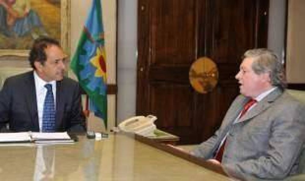 Scioli quiere a la provincia "en obra p�blica permanente�