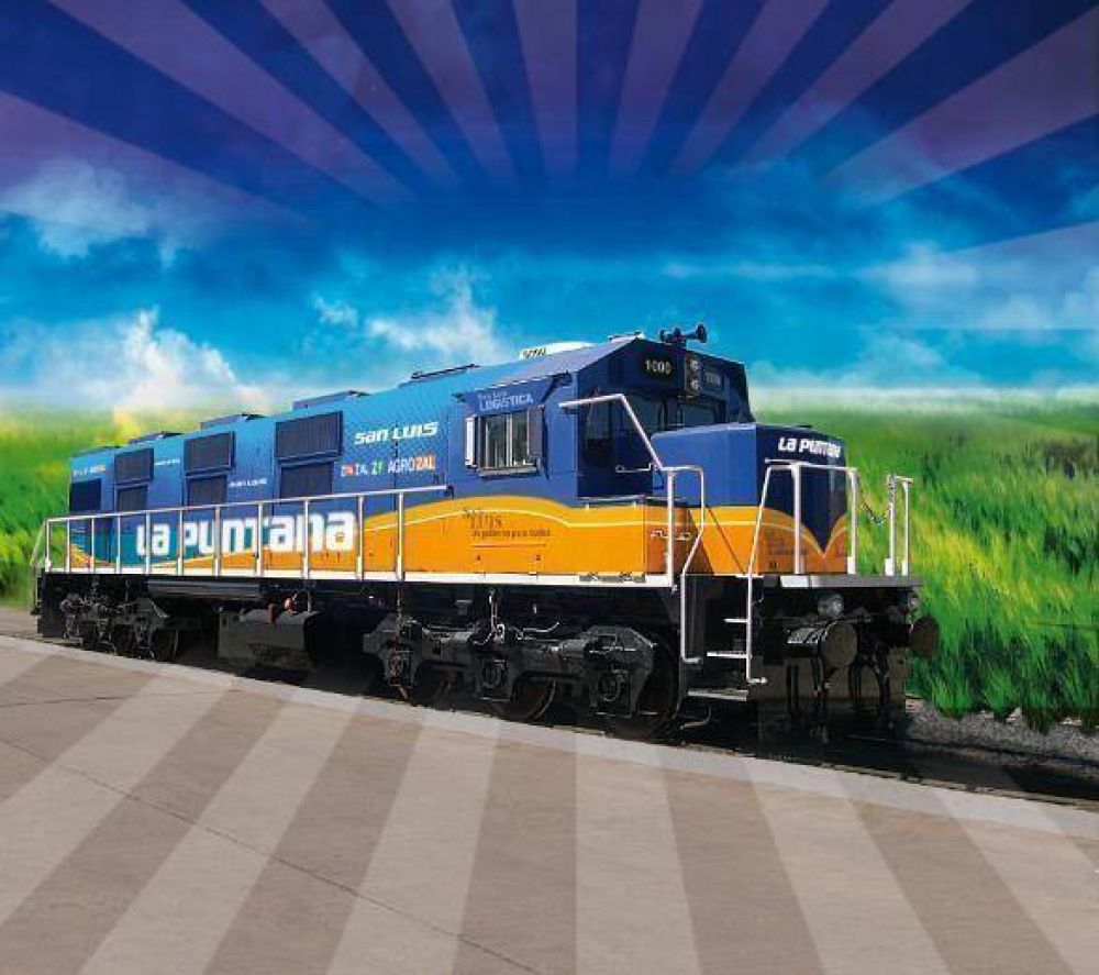 �La Puntana�, una locomotora cero kil�metro llega a San Luis para afianzar el transporte de carga 