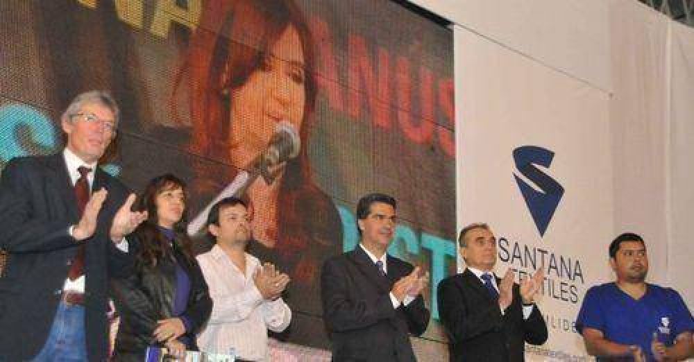 Capitanich y la Presidenta inauguraron ampliaci�n de Santana