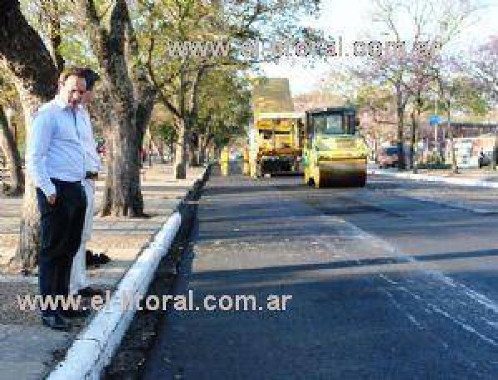 Camau destac� que hace 40 a�os no se repavimentan calles c�ntricas