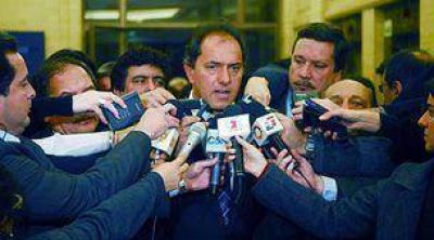 Scioli volvi� a apoyar la decisi�n de liberar los cortes en Entre R�os