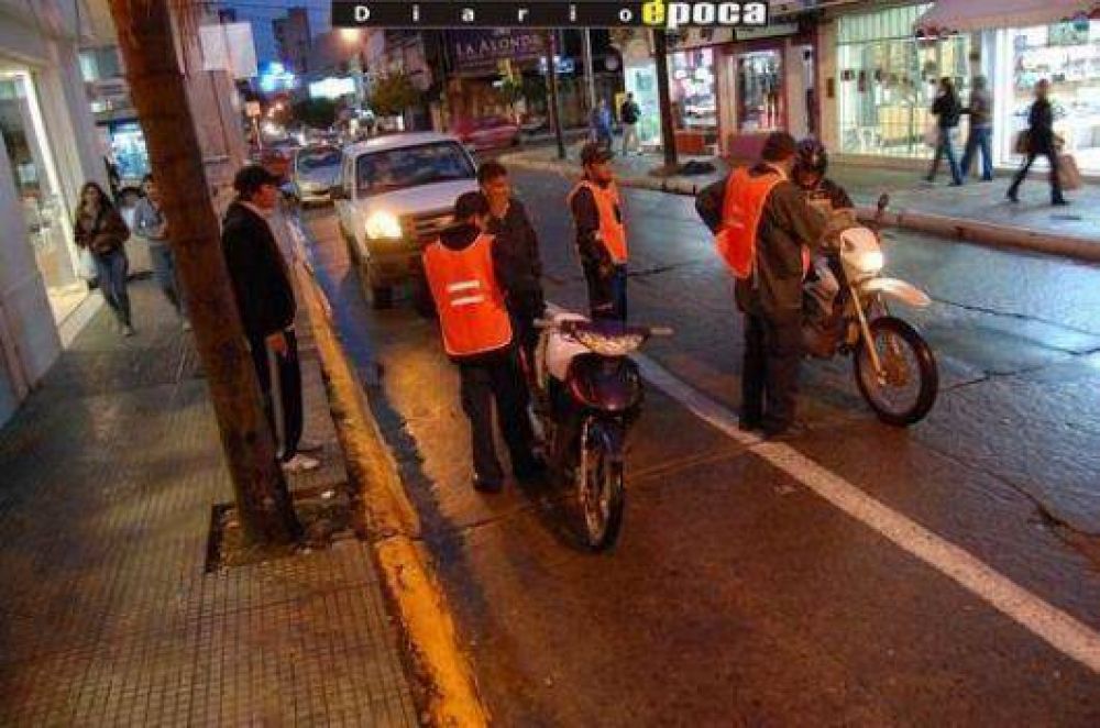 En distintos operativos labraron 300 actas de infracci�n de tr�nsito