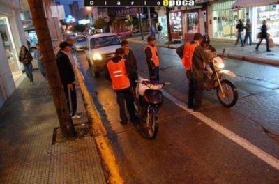 En distintos operativos labraron 300 actas de infracci�n de tr�nsito