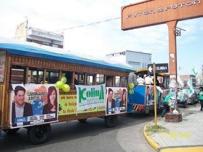 CARAVANA DE COLINA EN LANUS EN APOYO AL GOBIERNO NACIONAL Y A DIAZ PEREZ