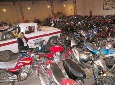 Se secuestraron 400 motocicletas y 15 remises