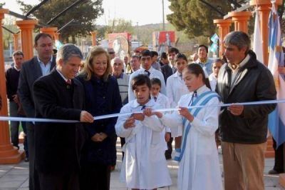 Inauguraron plazas integradoras y proyectos de Pueblos Puntanos en Paso Grande y San Mart�n