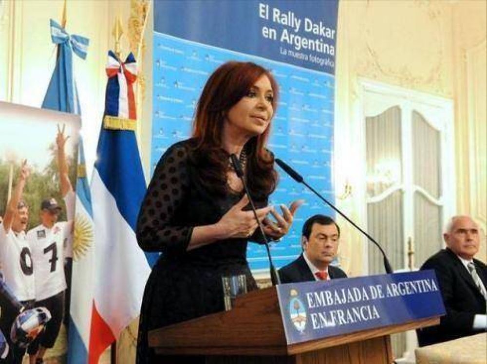Francia elogia a Cristina en la previa con Sarkozy