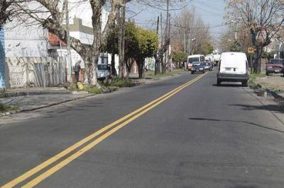 CONTIN�AN LOS TRABAJOS DE BACHEO EN LAN�S