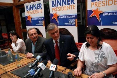 Binner pas� por Neuqu�n enfatizando el federalismo