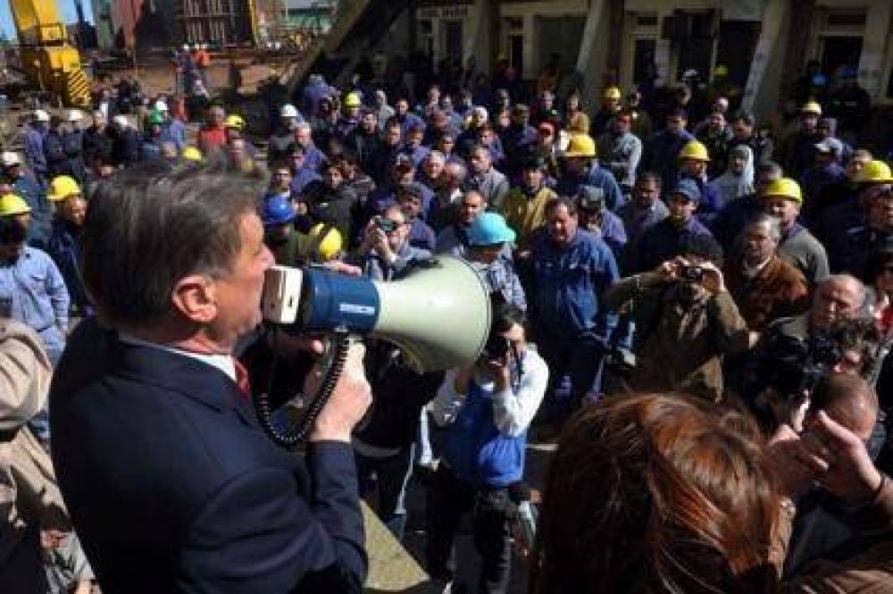 Binner: "La nueva Argentina se va a construir sobre la base de la producci�n y el trabajo"
