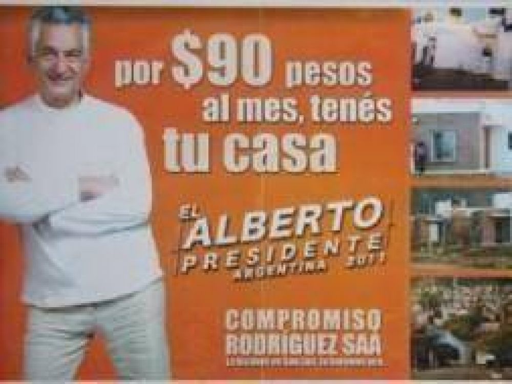 Rodr�guez Sa� hace campa�a con micros que recorren la Provincia