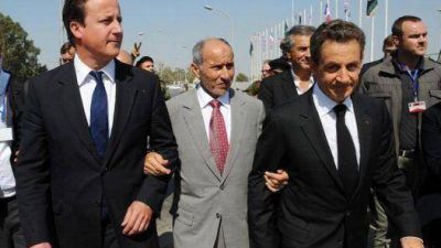 Cameron y Sarkozy est�n en Libia para apoyar a los rebeldes