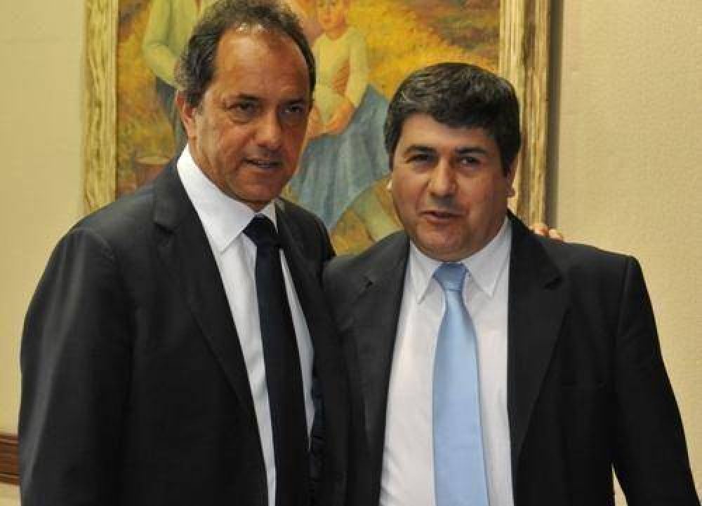Juan Jos� Almada se reuni�n con el Gobernador Daniel Scioli