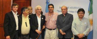 El gobernador dej� su marca en el Bast�n Presidencial