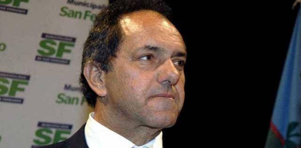 Scioli supervisa obras en el partido de General Rodr�guez 