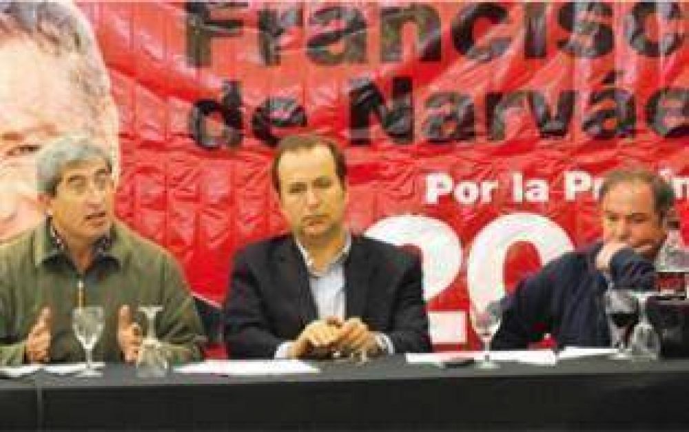 Jord�n en reuni�n seccional en Pergamino.