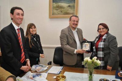 Autoridades Municipales recibieron a funcionarios de Brasil 
