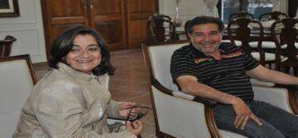 Beder Herrera recibi� a Lucia Corpacci, Gobernadora electa de Catamarca