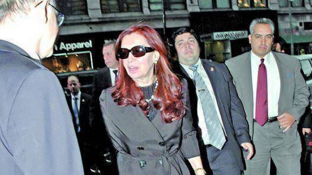 Cristina levant� un encuentro agendado para hoy con Lagarde