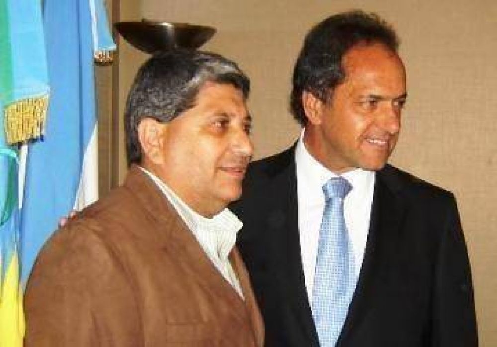 Monfasani estuvo con Scioli y anunci� visitas del Gobernador y el Jefe de Gabinete