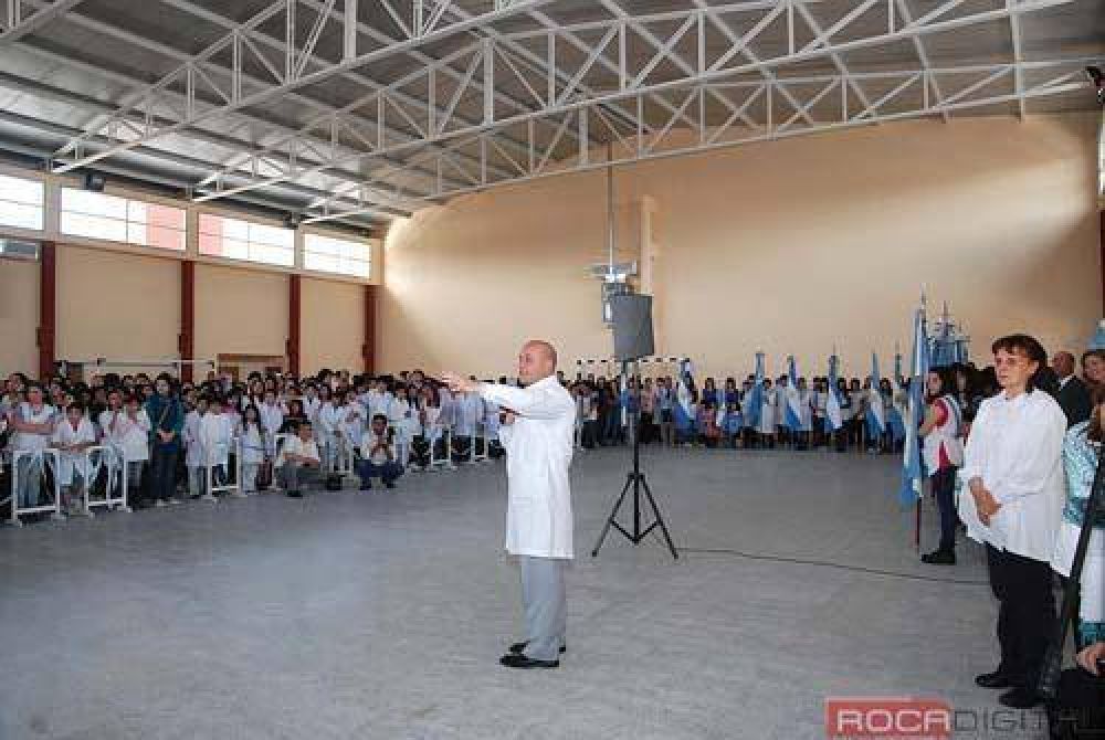 Obras escolares inauguradas en Roca