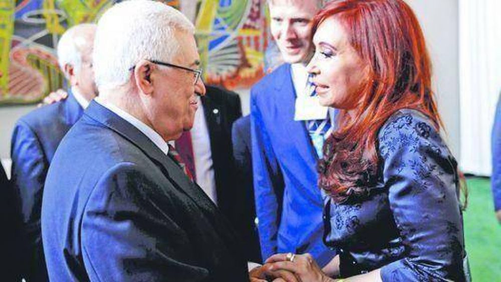 Un saludo del presidente palestino